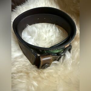 Realtree Brown Leather Men's Belt